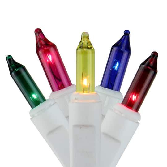 300ct. Multi-Color Shimmering Mini Christmas String Light Set